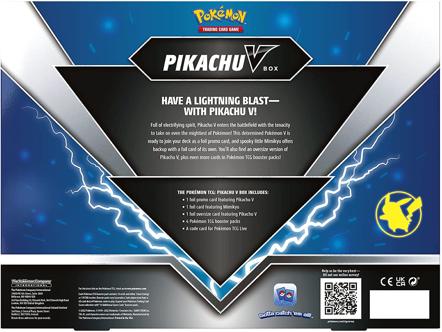 Pokemon - Pikachu V Box (Inglés)