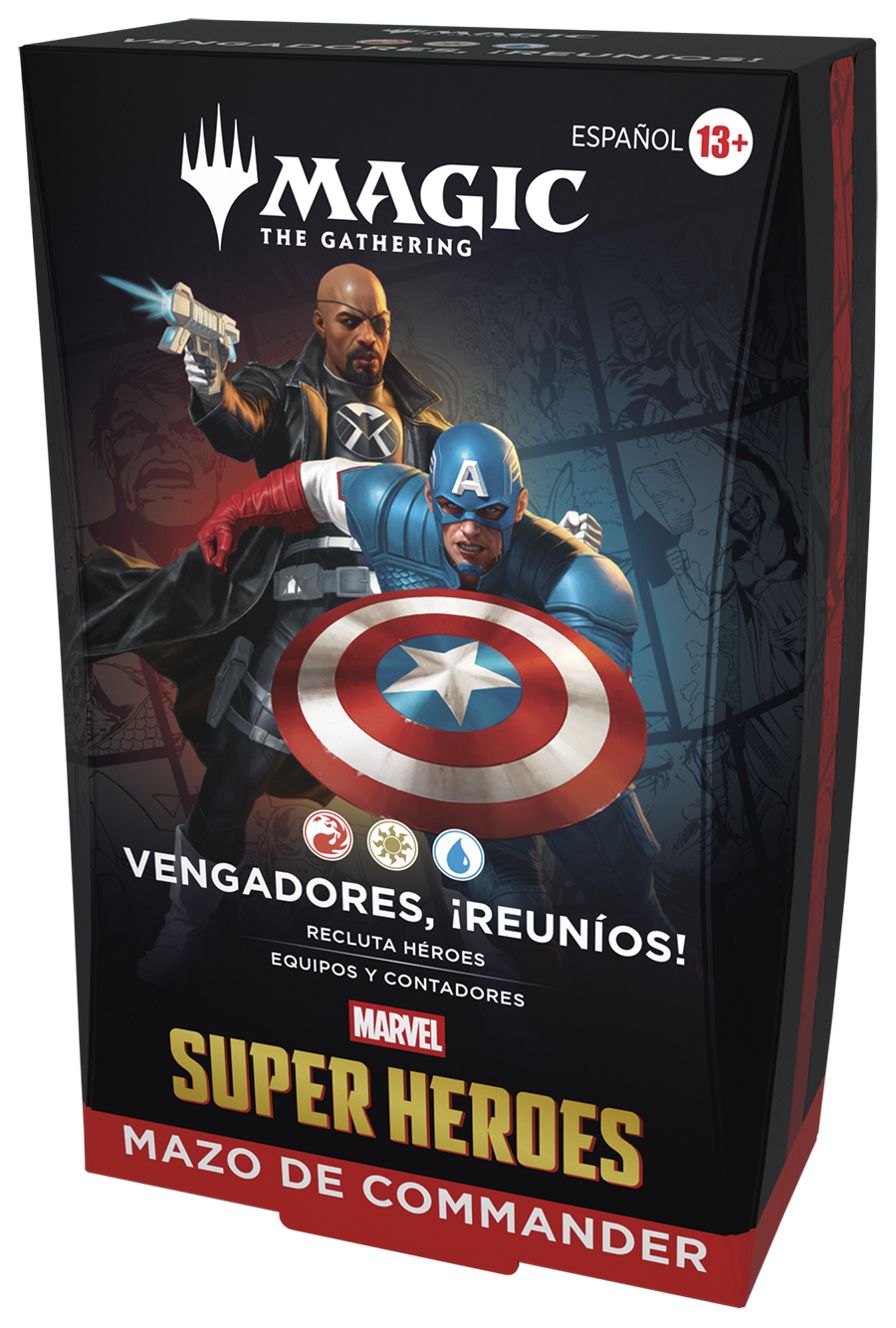 Marvel Super Heroes - Set completo de Mazos de Commander (Español)