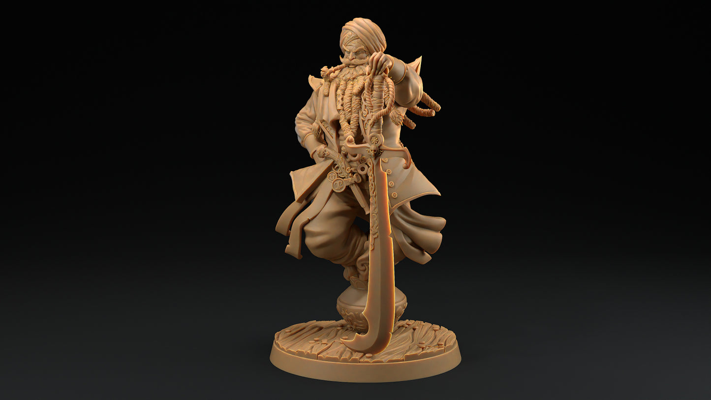 Dread Captain Zayyim, The Wishless,   32mm, 53mm o 75mm