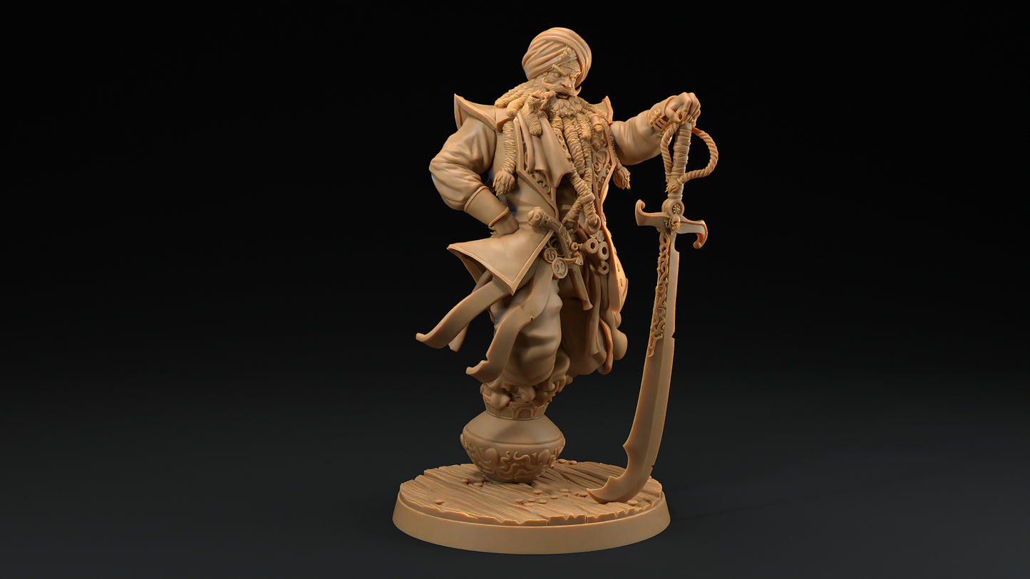 Dread Captain Zayyim, The Wishless,   32mm, 53mm o 75mm