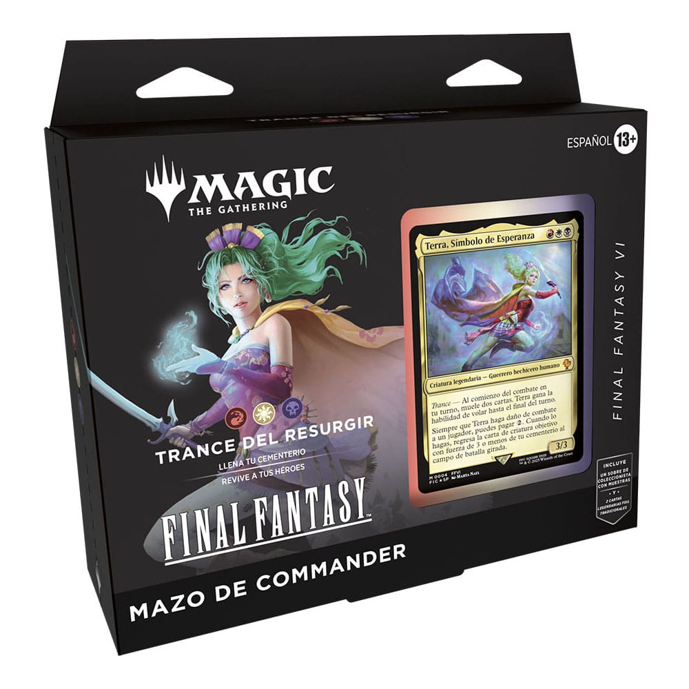 Prepedido [Castellano] Magic the Gathering Final Fantasy Mazos de Commander Caja (4)