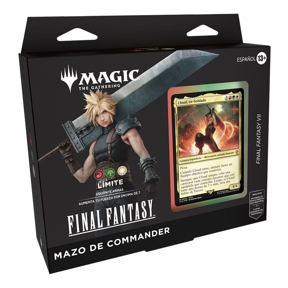 Prepedido [Castellano] Magic the Gathering Final Fantasy Mazos de Commander Caja (4)