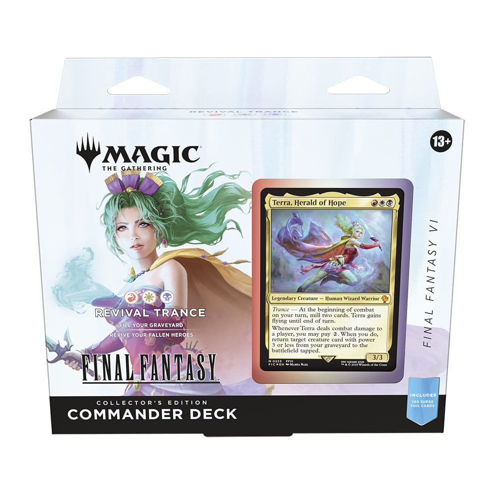 [Inglés] Preserva: Magic the Gathering Final Fantasy Mazos de Commander edición de coleccionista Caja (4) inglés
